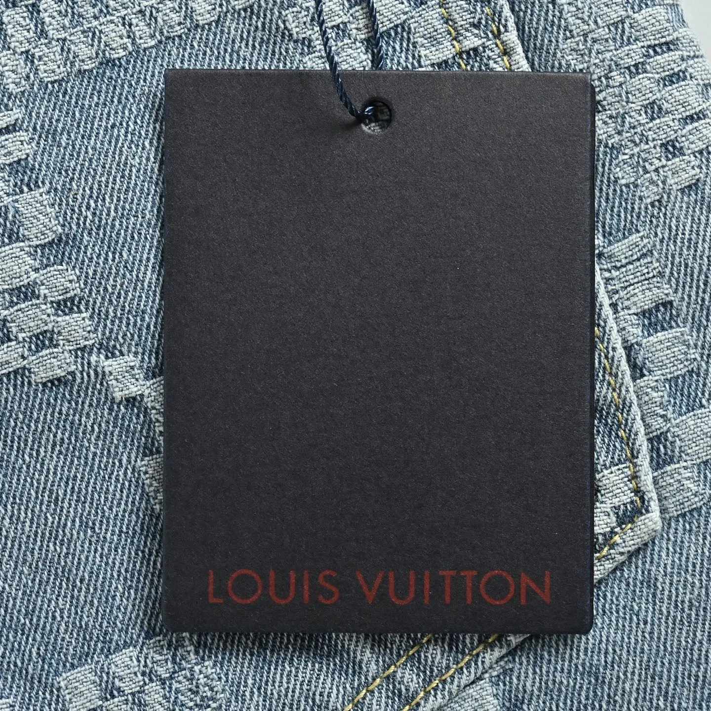 Louis Vuitton/Louis Vuitton checkerboard suit denim shorts